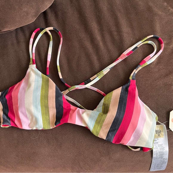 Billabong strappy bikini top NWT - Picture 1 of 5